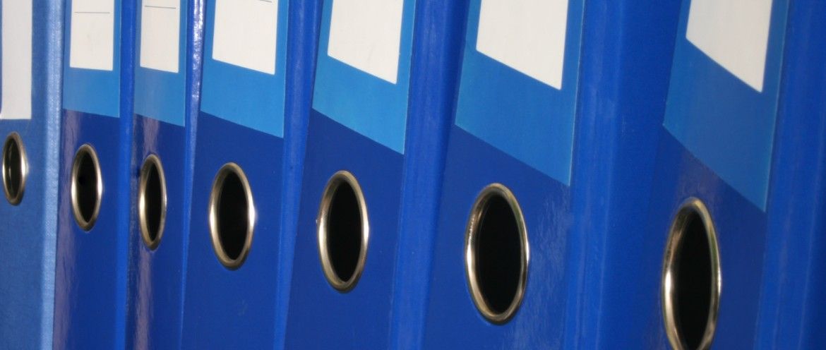 Polypropylene lever arch files